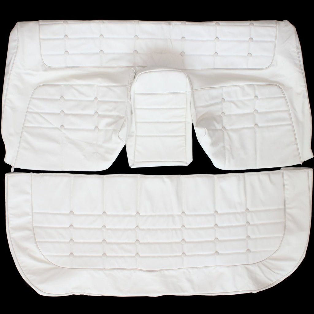 1958-1959 Cadillac DeVille Custom Real Leather Seat Covers (Rear) - lseat2