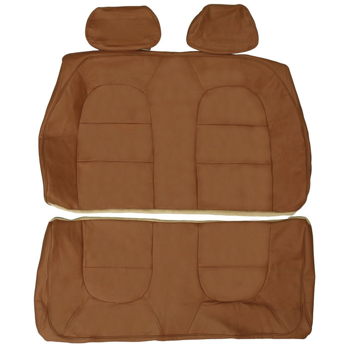 1990-1993 Saab 900 Convertible Custom Real Leather Seat Covers (Rear)