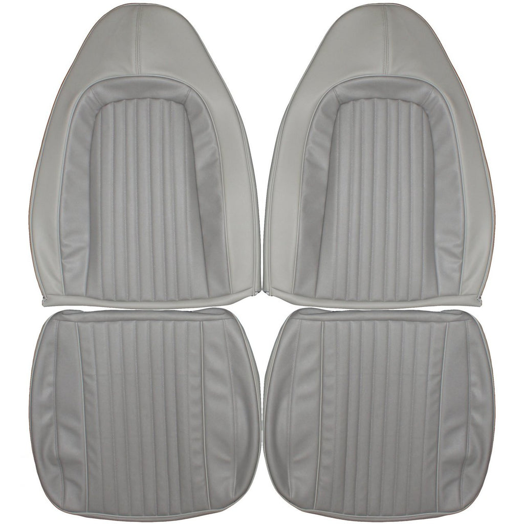 1970-1974 Dodge Challenger Custom Real Leather Seat Covers (Front) - lseat2