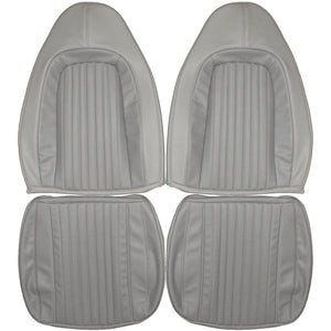 1970-1974 Plymouth Barracuda Custom Real Leather Seat Covers (Front) - lseat2