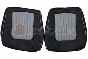1971-1980 Ford Pinto Custom Real Leather Seat Covers (Front) - lseat