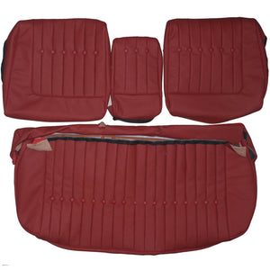1959 Cadillac Deville Coupe Custom Real Leather Seat Covers (Rear) - lseat2