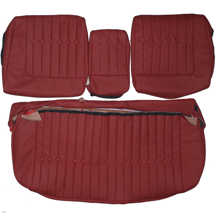 1959 Cadillac Deville Coupe Custom Real Leather Seat Covers (Rear)