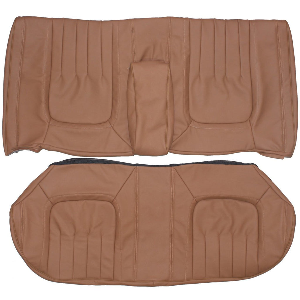 1976-1979 Cadillac Seville Custom Real Leather Seat Covers (Rear) - lseat2