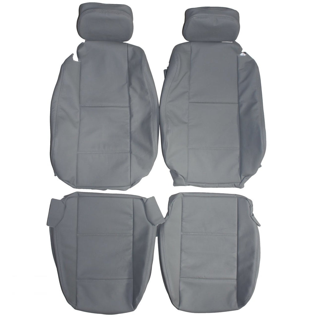 1998-2004 BMW E46 Convertible Standard Custom Real Leather Seat Covers (Front) - lseat2