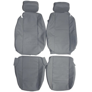 1998-2004 BMW E46 Convertible Standard Custom Real Leather Seat Covers (Front) - lseat2