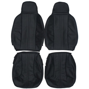 1981-1983 DeLorean DMC-12 Custom Real Leather Seat Covers (Front) - lseat2