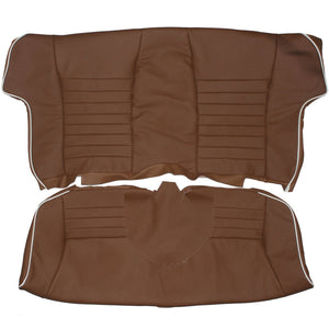 1983-1988 Jaguar XJS Rear Custom Real Leather Seat Covers (Rear) - lseat2