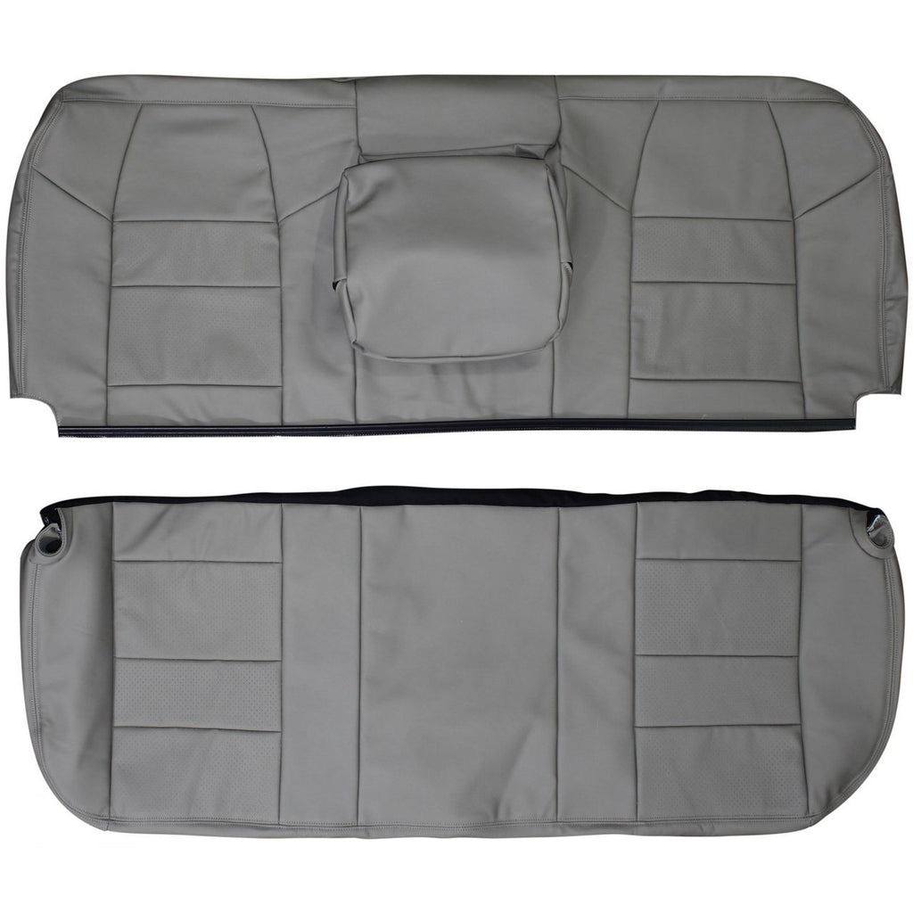 2002-2003 Ford F250 F350 Lariat Custom Real Leather Seat Covers (Rear) - lseat2