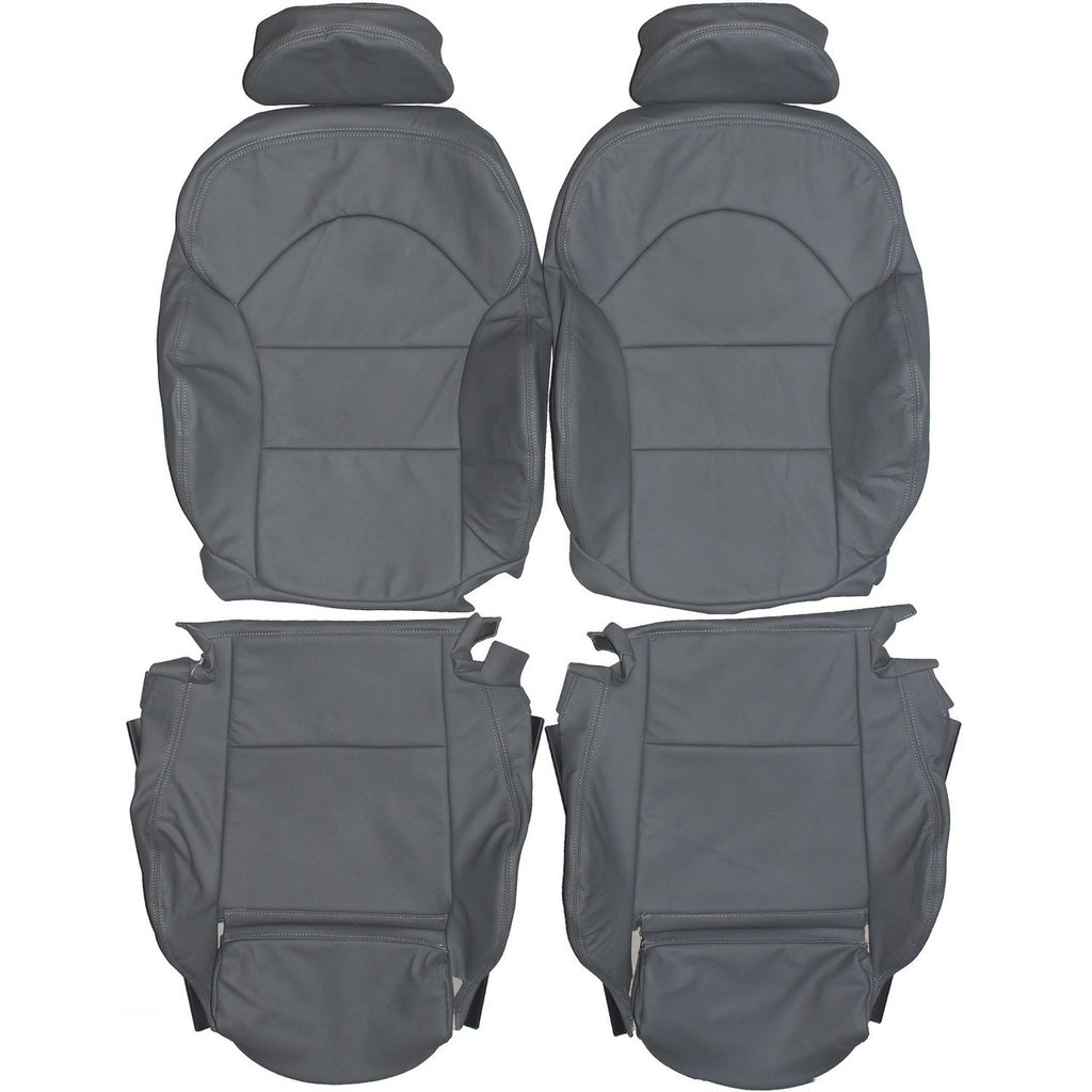 1998-2004 BMW E46 M3 Sport Custom Real Leather Seat Covers (Front) - lseat2