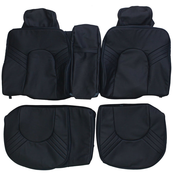 1993-1997 Saab 9000 Aero Custom Real Leather Seat Covers (Rear)