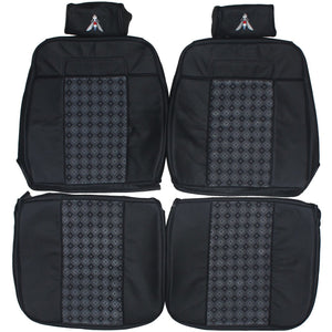 1970 AMC Hornet SST Custom Real Leather Seat Covers (Front) - lseat2