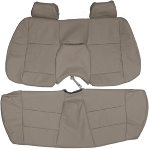 1992-1998 BMW E36 Convertible Standard Custom Real Leather Seat Covers (Rear) - lseat2