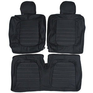 2011-2017 Volkswagen Beetle Custom Real Leather Seat Covers (Rear) - lseat2