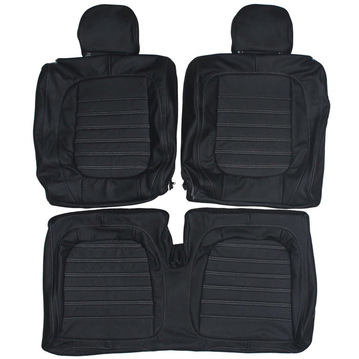 2011-2017 Volkswagen Beetle Custom Real Leather Seat Covers (Rear)