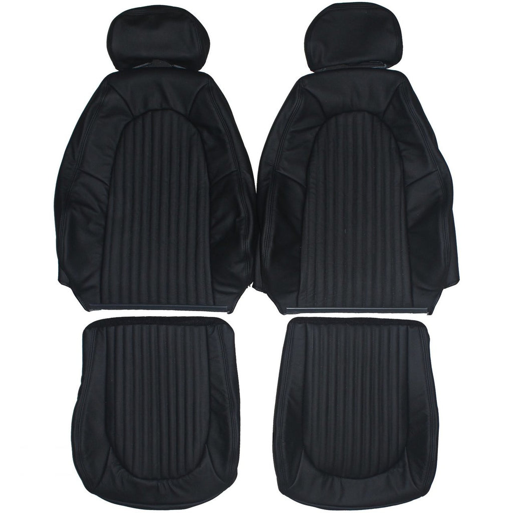 2001 Ford Bullitt Mustang Custom Real Leather Seat Covers (Front) - lseat2