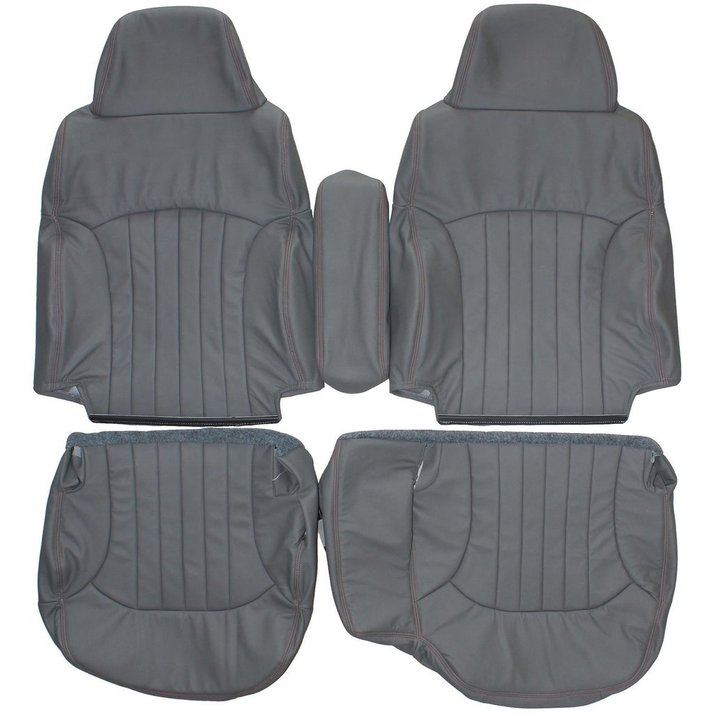 1998-2004 Chevrolet S10 Blazer 60/40 Custom Real Leather Seat Covers (Front) - lseat2