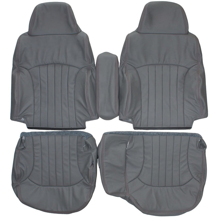 1998-2004 Chevrolet S10 Blazer 60/40 Custom Real Leather Seat Covers (Front)