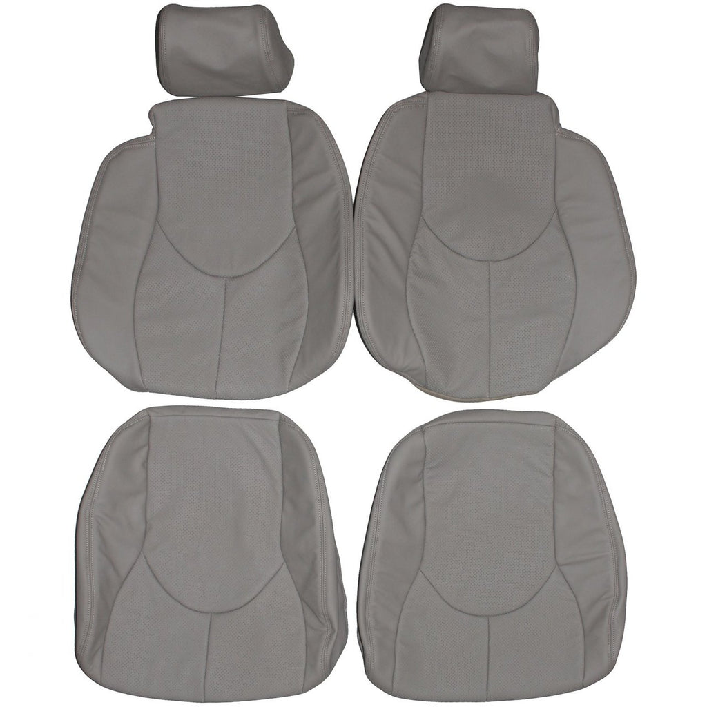 1996-2002 Mercedes Benz R129 SL300 SL500 SL600 Custom Real Leather Seat Covers (Front) - lseat2