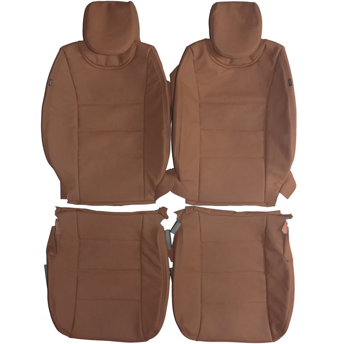 2002-2010 Porsche Cayenne S Custom Real Leather Seat Covers (Front)