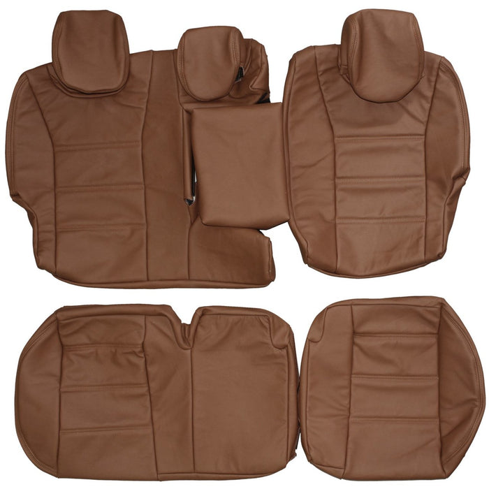 2002-2010 Porsche Cayenne S Custom Real Leather Seat Covers (Rear)