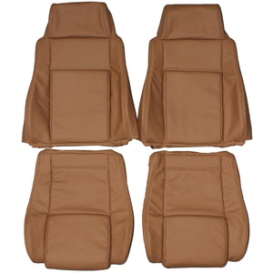 1984-1988 Pontiac Fiero Custom Real Leather Seat Covers (Front) - lseat2