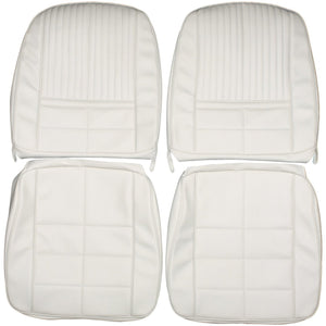 1966 Ford Thunderbird T-Bird Custom Real Leather Seat Covers (Front) - lseat2