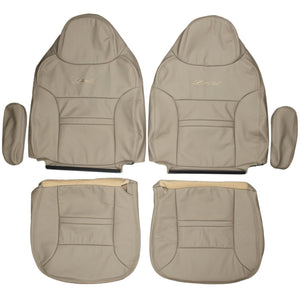 1999-2001 Ford Excursion Custom Real Leather Seat Covers (Front) - lseat2