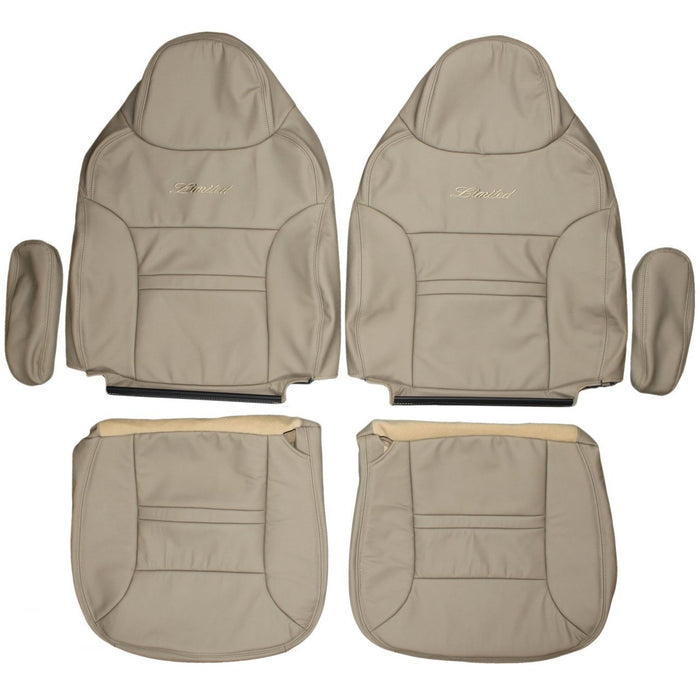 1999-2001 Ford Excursion Custom Real Leather Seat Covers (Front)
