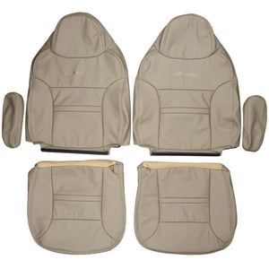 1999-2005 Ford Excursion Custom Real Leather Seat Covers (Front) - lseat2