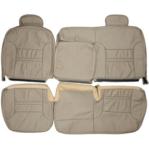 1999-2005 Ford Excursion Custom Real Leather Seat Covers (Rear) - lseat2