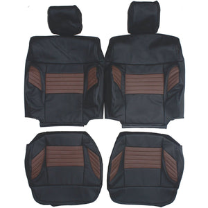 2008 Ford F150 Harley Davidson Custom Real Leather Seat Covers (Front) - lseat2