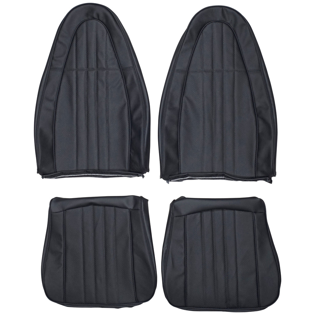 1973 AMC Javelin AMX Custom Real Leather Seat Covers (Front) - lseat2