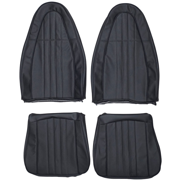 1973 AMC Javelin AMX Custom Real Leather Seat Covers (Front)