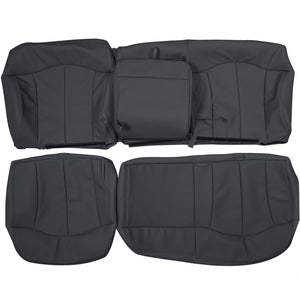 2000-2002 Chevrolet Suburban Custom Real Leather Seat Covers (Rear) - lseat2