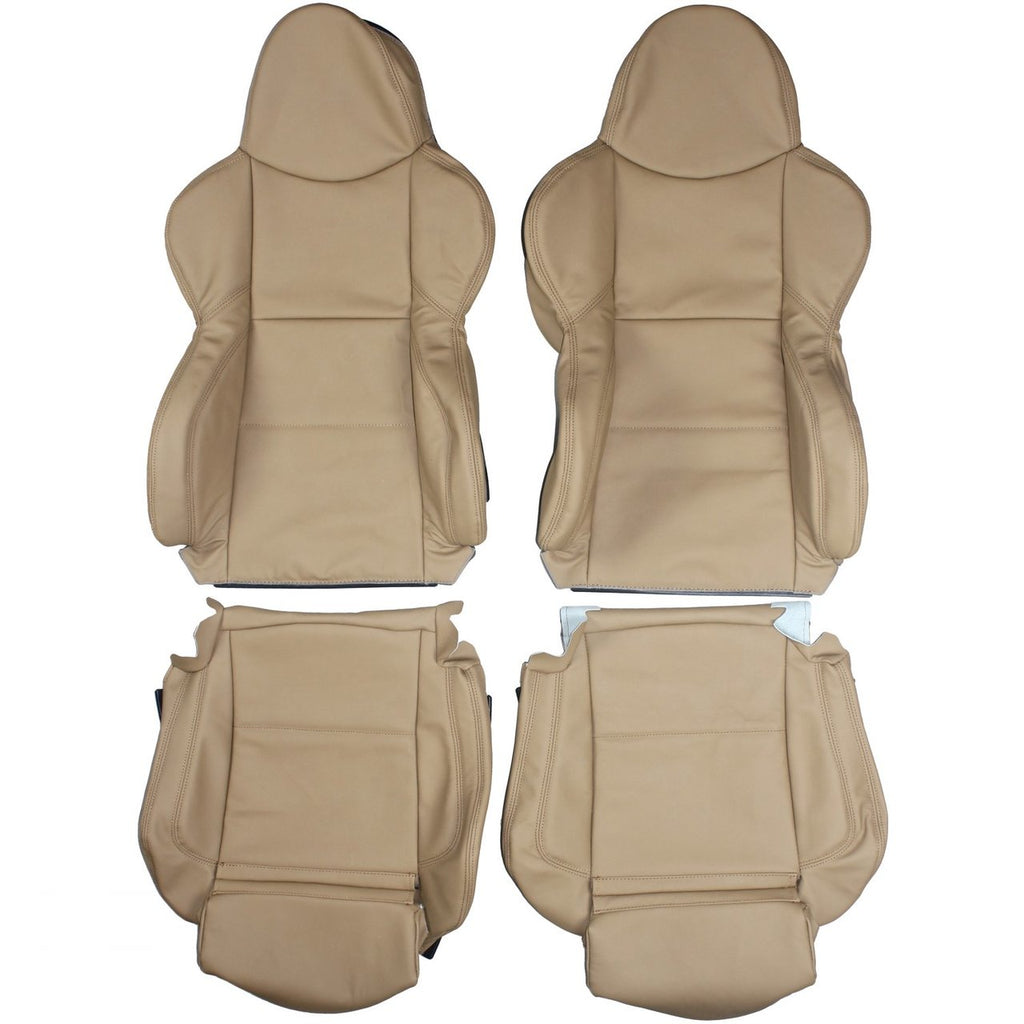 2004-2008 BMW Z4 Sport E85 Custom Real Leather Seat Covers (Front) - lseat2