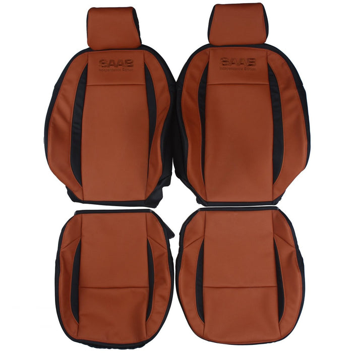 2007-2008 Saab 9-3 Custom Real Leather Seat Covers (Front)