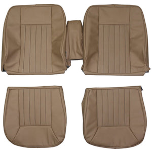 1986-1989 Mercedes Benz W124 300CE Custom Real Leather Seat Covers (Front) - lseat2