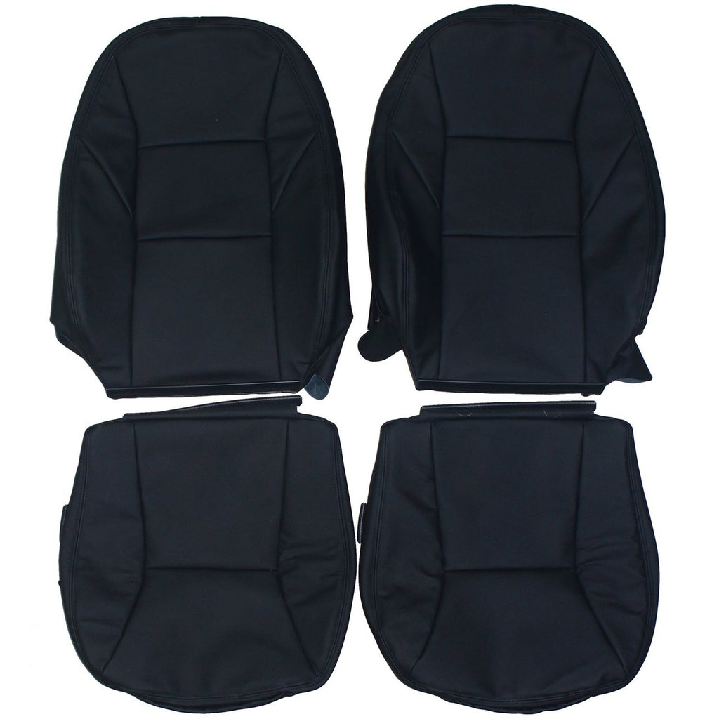 2002-2003 Saab 9-3 SE Convertible Custom Real Leather Seat Covers (Front) - lseat2