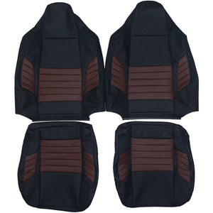 2008 Ford F250 Harley Davidson Custom Real Leather Seat Covers (Front) - lseat2