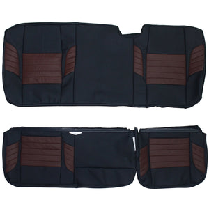 2008 Ford F250 Harley Davidson Custom Real Leather Seat Covers (Rear) - lseat2