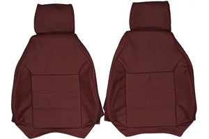 1986-1991 Mazda RX-7 FC3S Custom Real Leather Seat Covers (Front) - lseat2