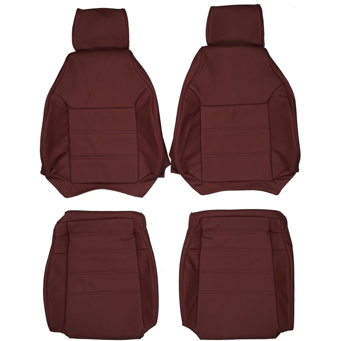 1986-1991 Mazda RX-7 FC3S Custom Real Leather Seat Covers (Front)