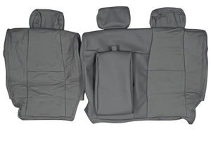 2003-2008 Honda Pilot Custom Real Leather Seat Covers (Rear) - lseat2