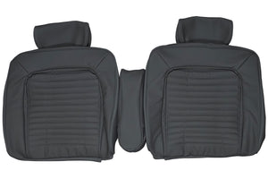 1985 Cadillac Deville Custom Real Leather Seat Covers (Front) - lseat2