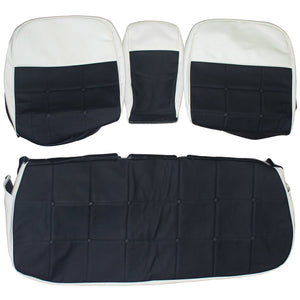 1963 Cadillac DeVille Coupe Custom Real Leather Seat Covers (Front) - lseat2