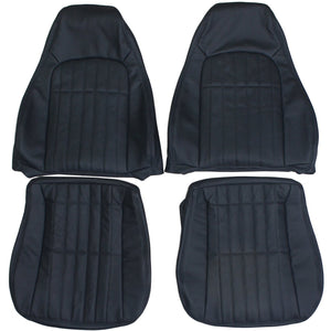 1997-2002 Chevrolet Camaro Z28 Custom Real Leather Seat Covers (Front) - lseat2
