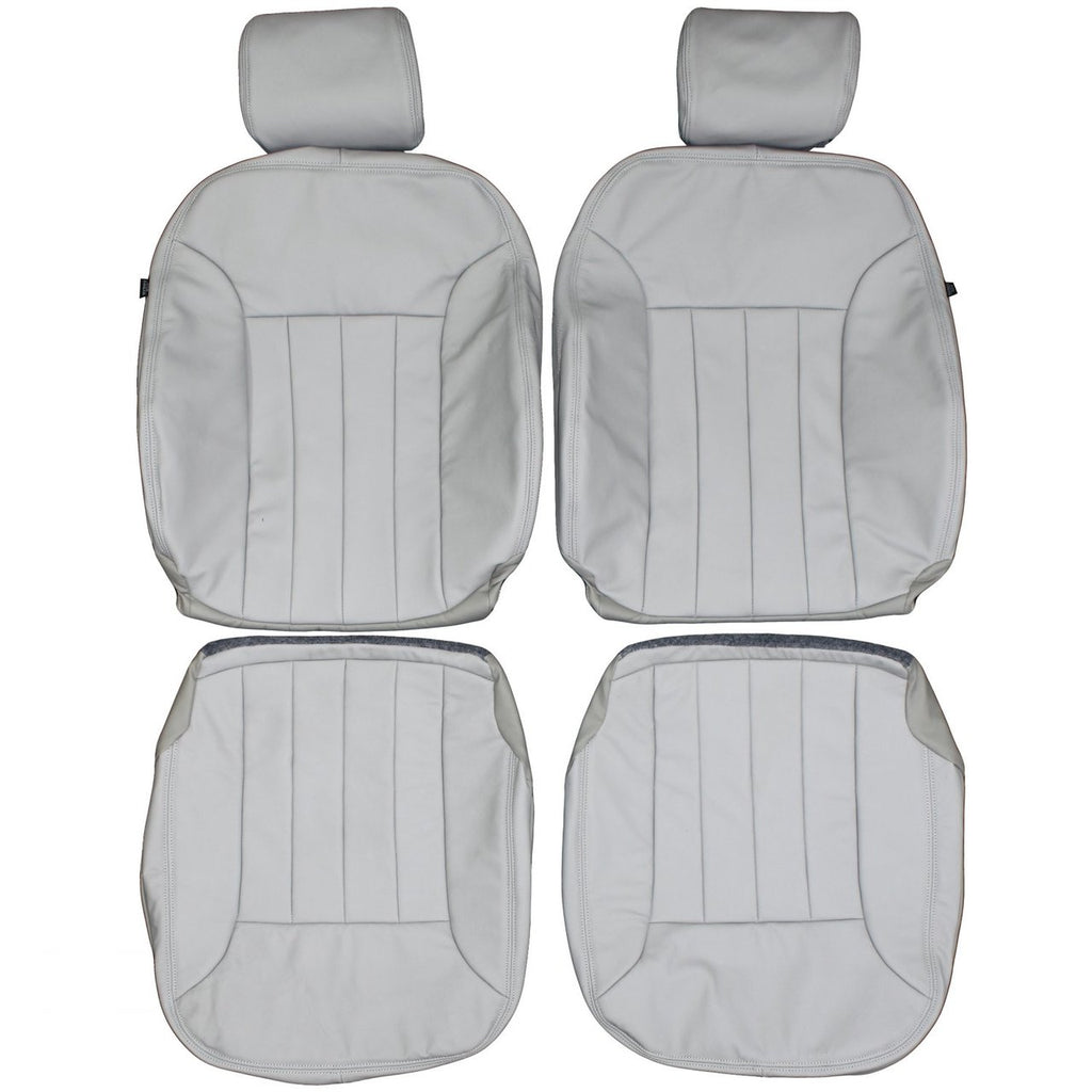 2006-2008 Mercedes Benz W164 M-Class ML350 Custom Real Leather Seat Covers (Front) - lseat2