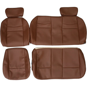 2001-2003 Ford F-150 King Ranch Crew Custom Real Leather Seat Covers (Rear) - lseat2