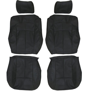 2002-2004 Jeep Grand Cherokee Custom Real Leather Seat Covers (Front) - lseat2